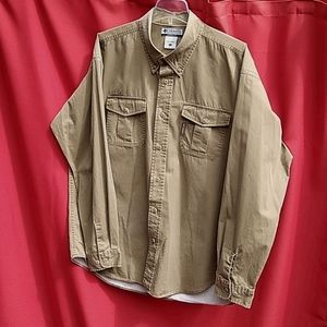 Columbia L Long Sleeve Button Down Shirt